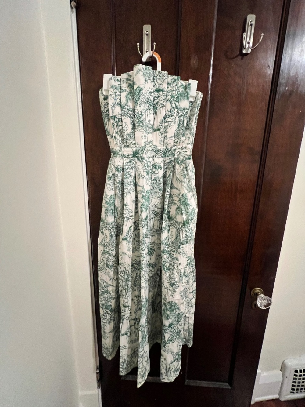 Green Toile Dress